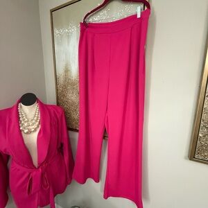 Plus size Elegant Pink Women's 2 pc Suit 3X